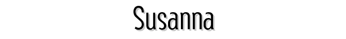 Susanna font