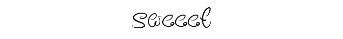 Sweeet_ font