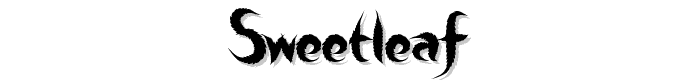 SweetLeaf font
