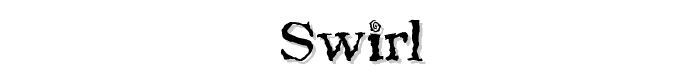 Swirl font