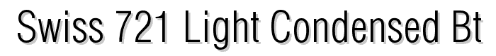 Swiss%20721%20Light%20Condensed%20BT font