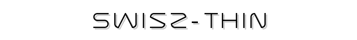 Swisz Thin font