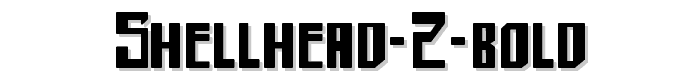 shellhead 2 Bold font