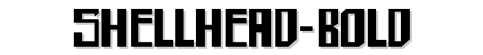 shellhead Bold font