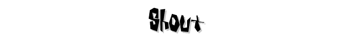 shout font