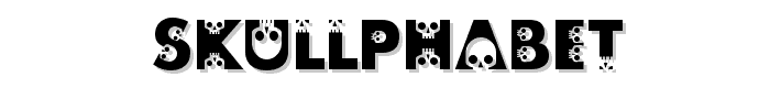 skullphabet font