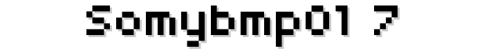 somybmp01_7 font