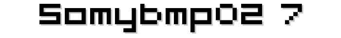 somybmp02_7 font