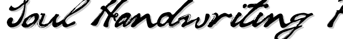 soul%20handwriting_free-version font