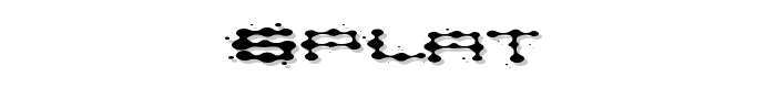 splat font