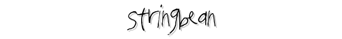 stringbean font