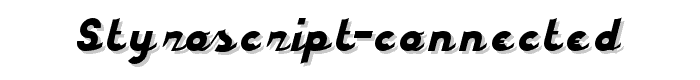 styroscript%20connected font