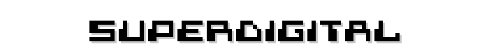 superdigital font