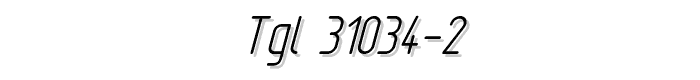 TGL%2031034-2 font