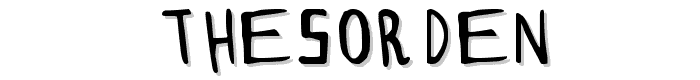 THESORDEN font