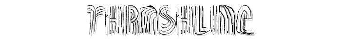 THRASHLINE font