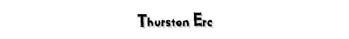 THURSTON_erc font