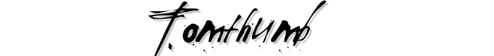 TOMTHUMB font