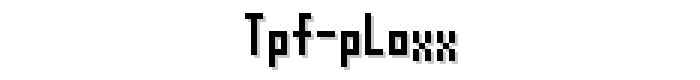 TPF%20Ploxx font