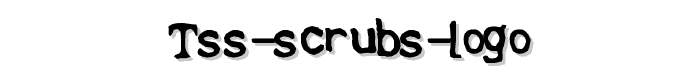 TSS Scrubs Logo font
