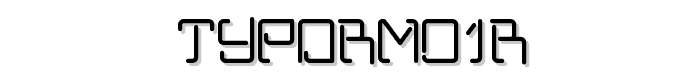 TYPORM01R font