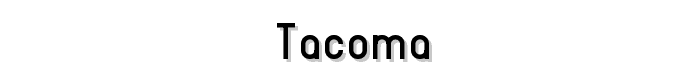 Tacoma font