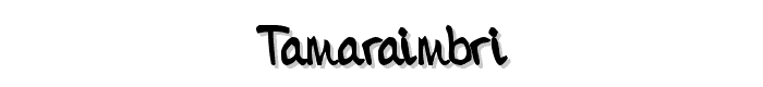 TamaraImbri font