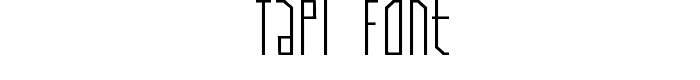 Tapi font