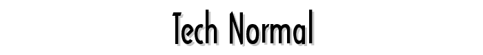 Tech%20Normal font