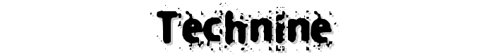 Technine font
