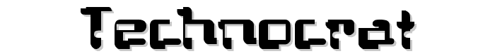 Technocrat font