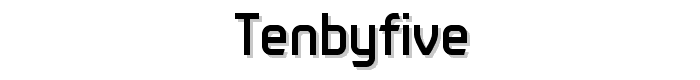 TenbyFive font