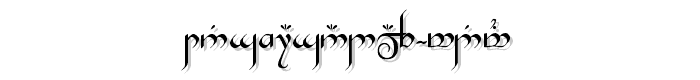 TengwarGandalf%20Medium font