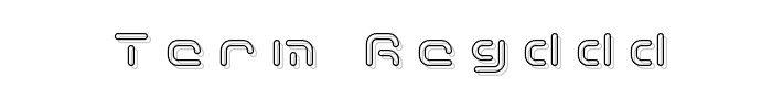 Term-RegDdd font