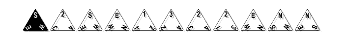 Tetrahedron font