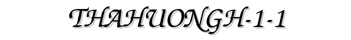 ThaHuongH%201%201 font