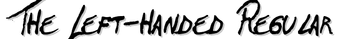 The%20Left-Handed%20Regular font