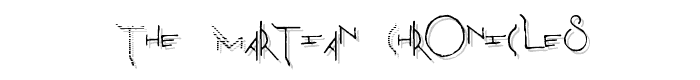 The%20Martian%20Chronicles font