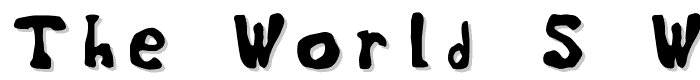 The World_s Worst Font font