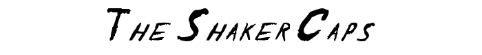 The%20Shaker%20CAPS font