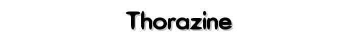 Thorazine font