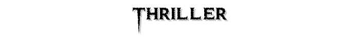 Thriller font