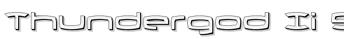 Thundergod II Shadow font