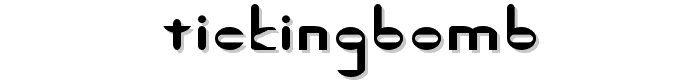 TickingBomb font