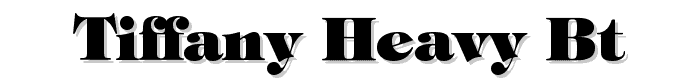 Tiffany Heavy BT font