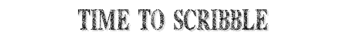 Time%20To%20Scribble font