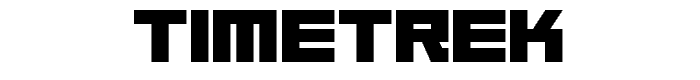 TimeTrek font