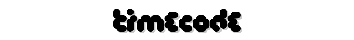 Timecode font