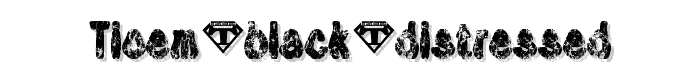 Tioem-Black-Distressed font