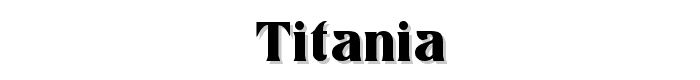 Titania font